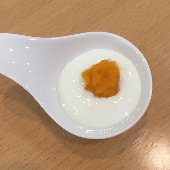 離乳食6ヶ月 ヨーグルトマッシュかぼちゃのせ レシピ 作り方 By まき まま 楽天レシピ 離乳食6ヶ月 ヨーグルトマッシュかぼちゃのせ レシピ 作り方 By まき まま 楽天レシピ